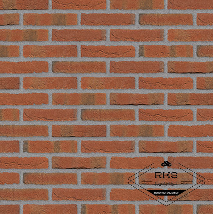 Фасадная плитка ручной формовки Randers Tegl, RUSTICA, Rotbunt Handformziegel RT444, 228х22х54 мм в Симферополе